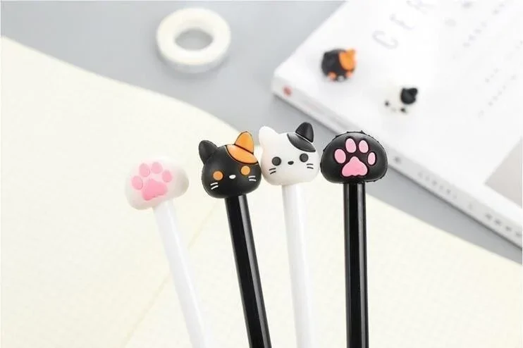 Kawaii cicás zselés toll készlet