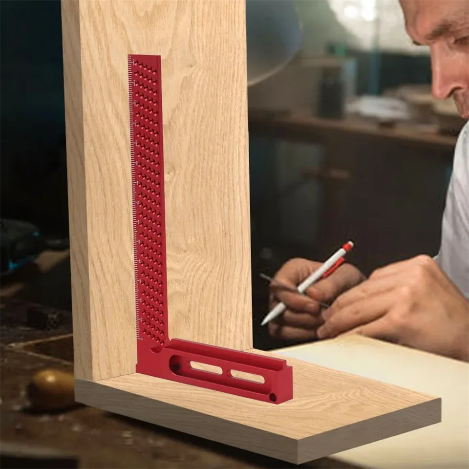 Preciziós derékszögű jelölő sablon