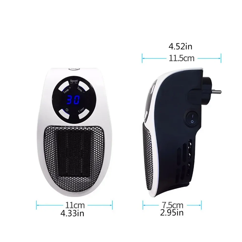 MA-101 konnektoros mini hősugárzó - 500W
