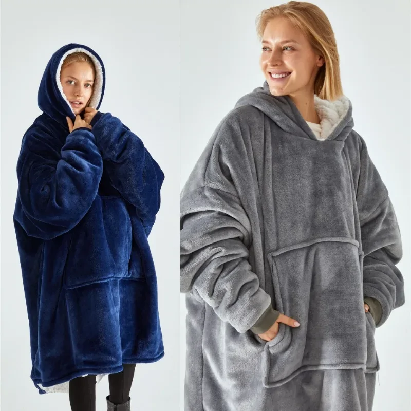 Huggle Hoodie polár kapucnis takaró