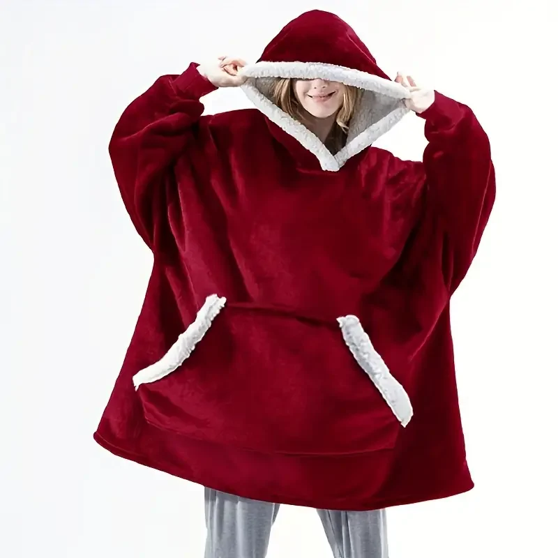 Huggle Hoodie polár kapucnis takaró