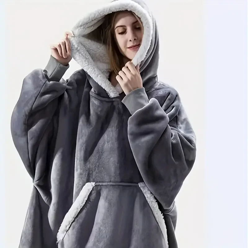 Huggle Hoodie polár kapucnis takaró