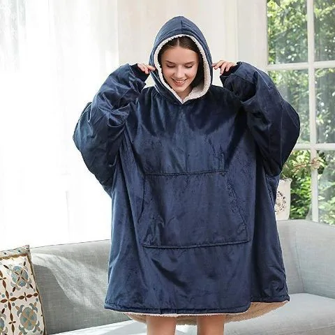 Huggle Hoodie polár kapucnis takaró