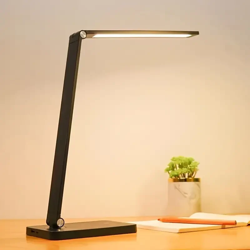 LED asztali lámpa telefontöltővel