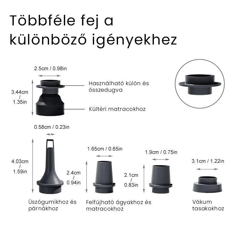 Pacoone vezeték nélküli matrac pumpa