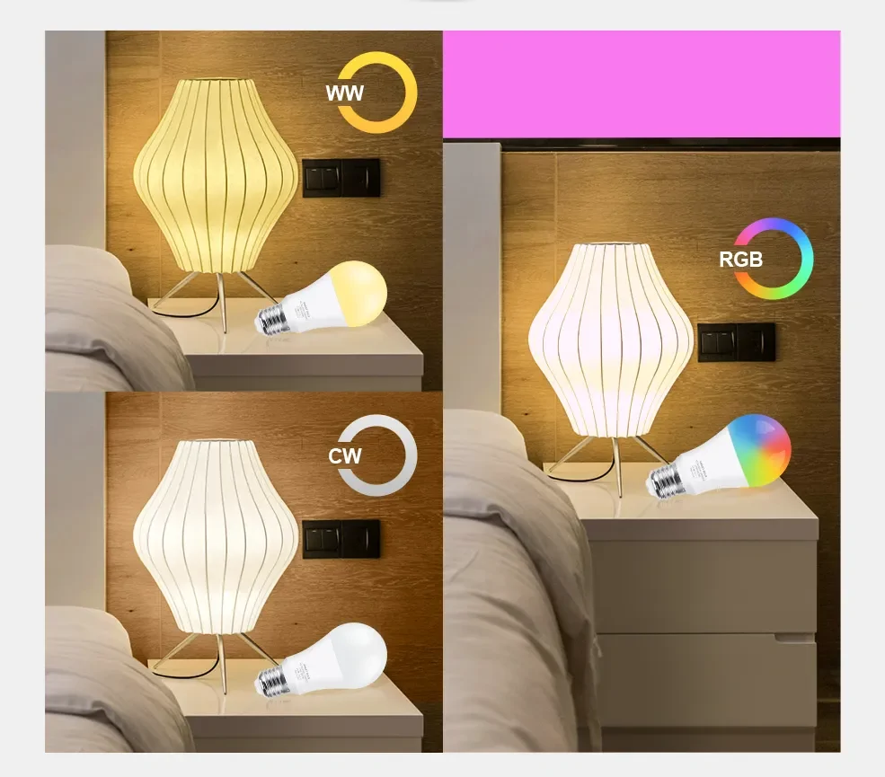 Beacon okos RGB E27 LED izzó