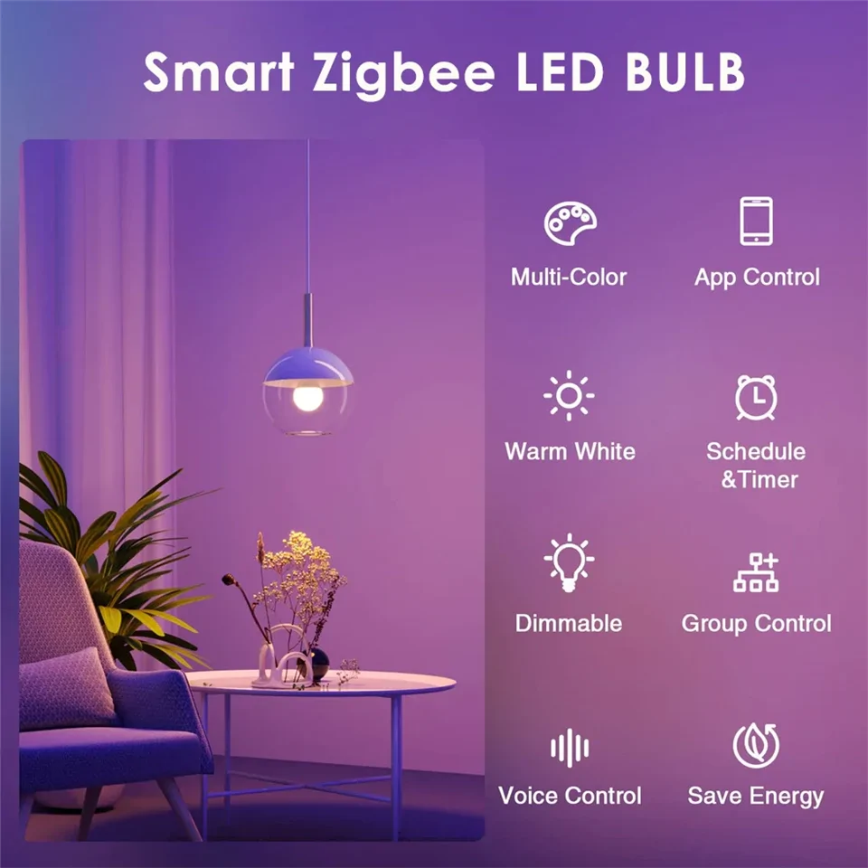 Beacon okos RGB E27 LED izzó
