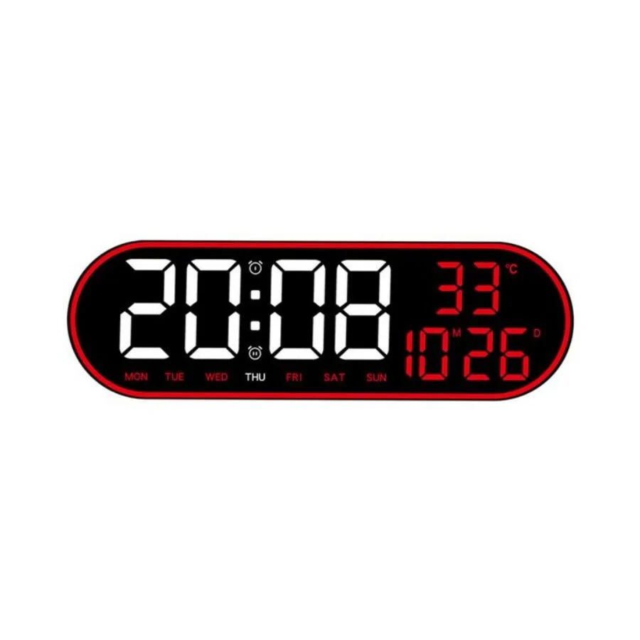GH8021 digitális LED falióra távirányítóval