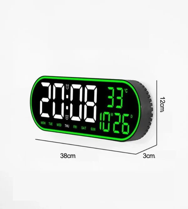 GH8021 digitális LED falióra távirányítóval