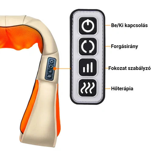MA-8821 Shiatsu nyakmasszírozó gép