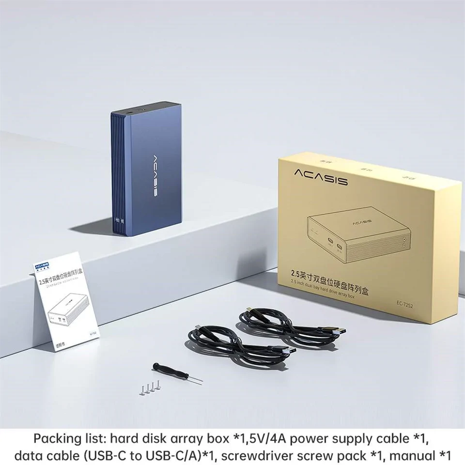 Acasis külső merevlemez ház