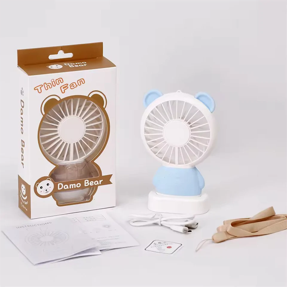 Damo Bear akkumlátoros mini ventilátor