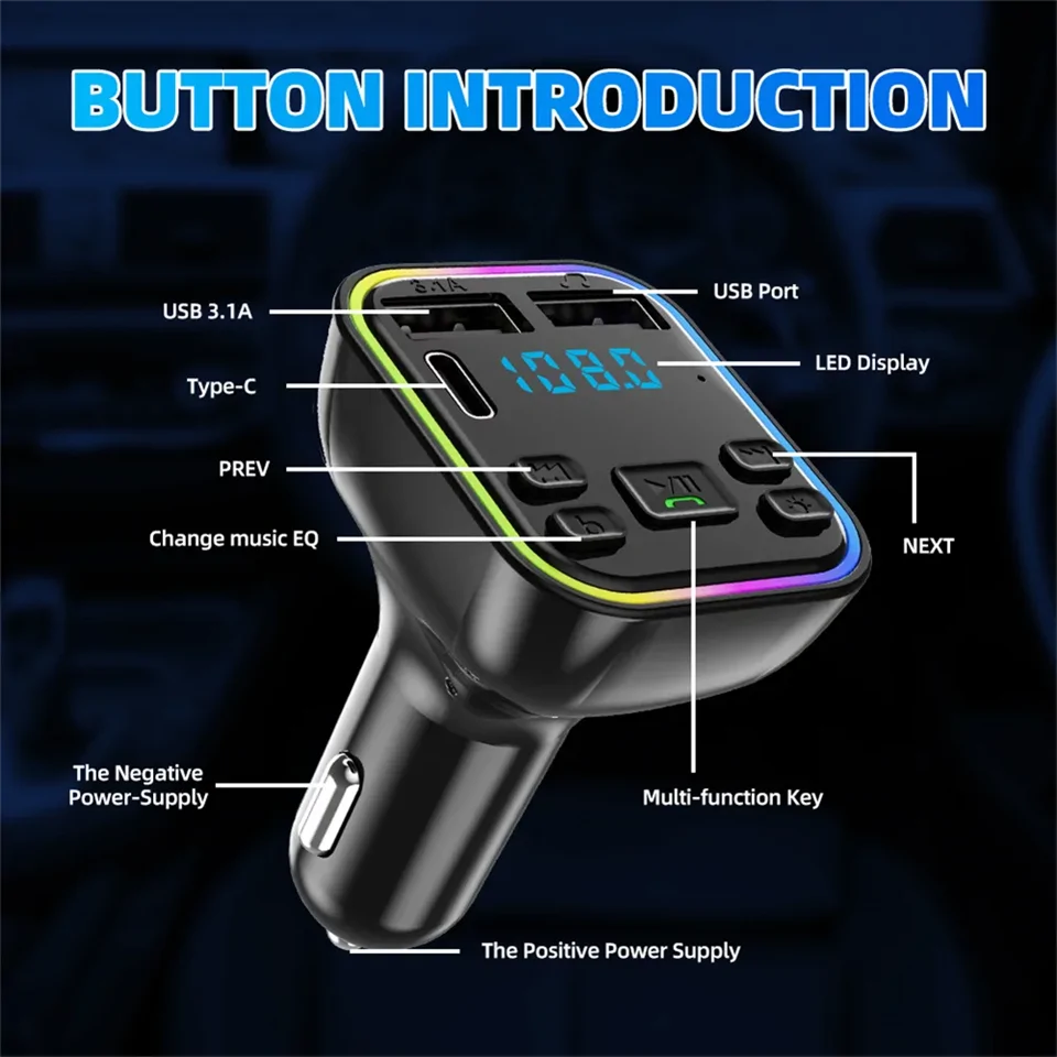 G38 bluetooth FM transzmitter