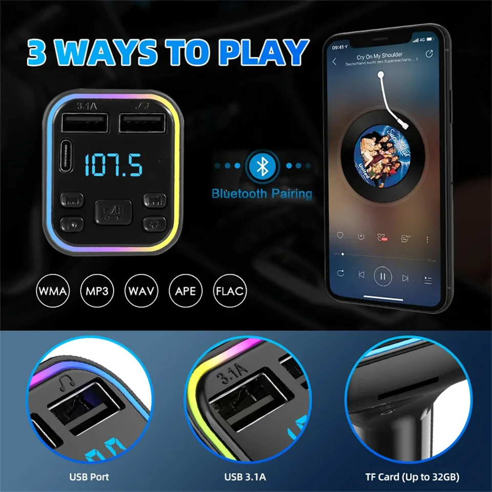G38 bluetooth FM transzmitter