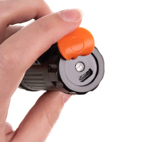 Mini strapabíró akkus fejlámpa 2 LED-es, mágneses - 200 lm