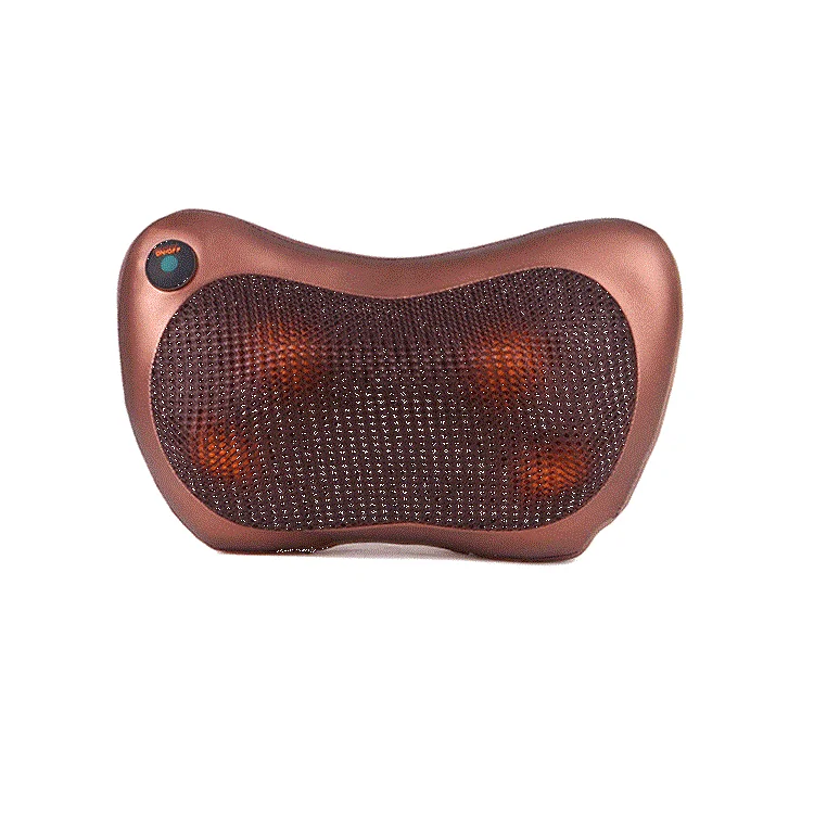 Keringésjavító elektromos masszázspárna 4 masszázsfejjel - masszírozó és relaxáló móddal nyak-, derék- és lábmasszázshoz