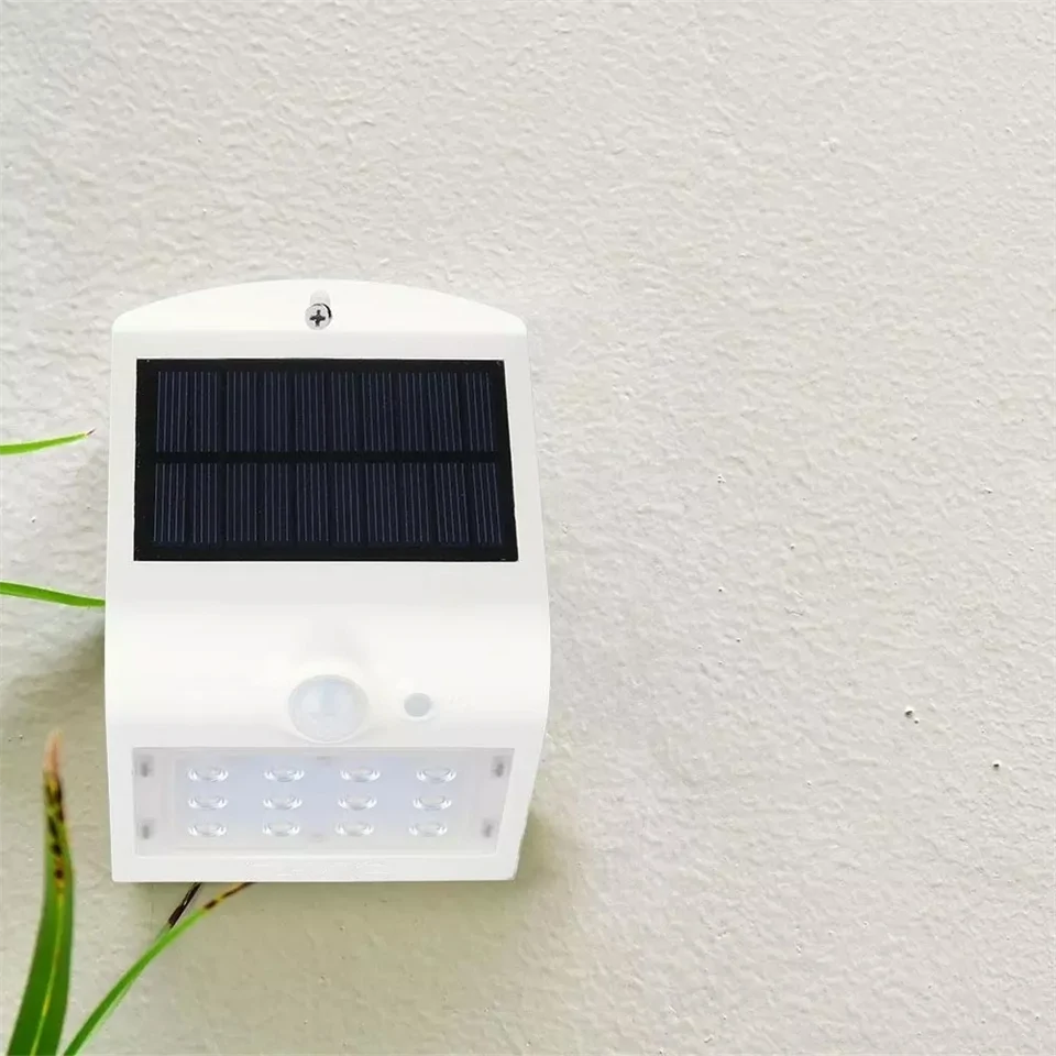 Egyszerűen telepíthető kültéri szolár lámpa mozgásérzékelővel - modern design - 20W