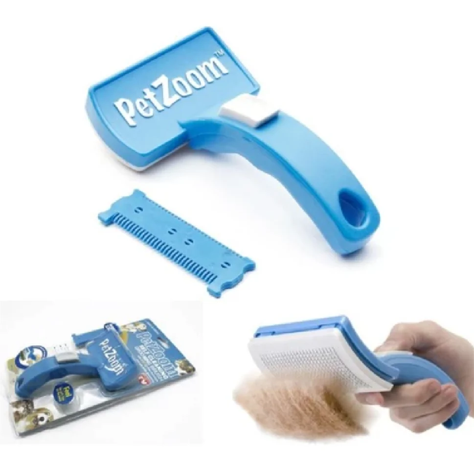 BLUE kutya, macska szőrkefe - állítható sörték