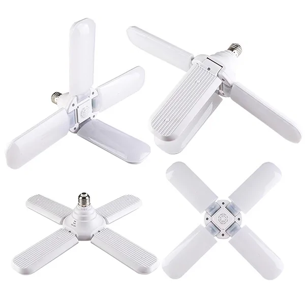 60W négyágú E27 LED lámpa / Ventilátor formájú energiatakarékos fényforrás