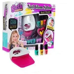 Nail Glam Deluxe manikűrszalon kicsiknek –  körömreszelővel, matricákkal, körömlakkokkal és csillámporokkal – minden, ami csillogás és divat!