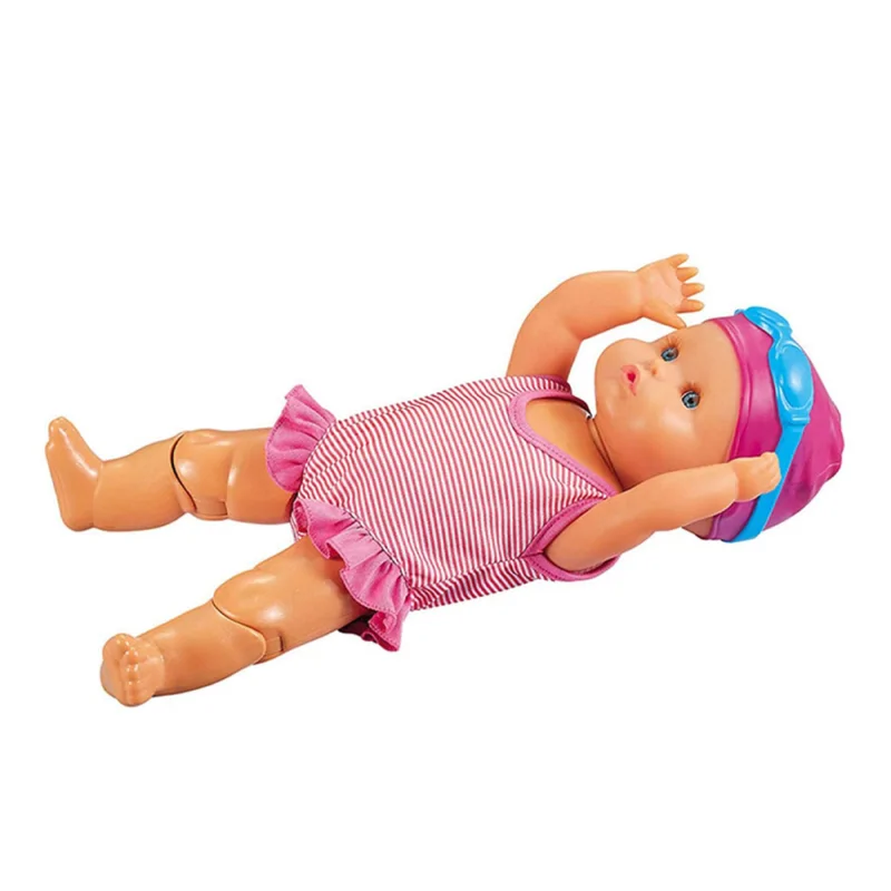 WaterBaby - úszó interaktív játékbaba, utánozza az úszást, 33 cm