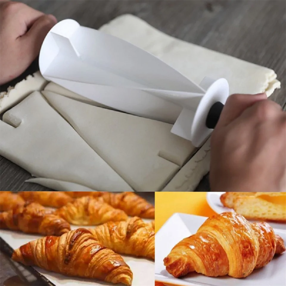 Praktikus - műanyagból készült, croissant vágó henger - 100 x 170 mm