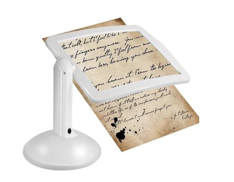 LED-es nagyító állvánnyal – 3x-os nagyítással