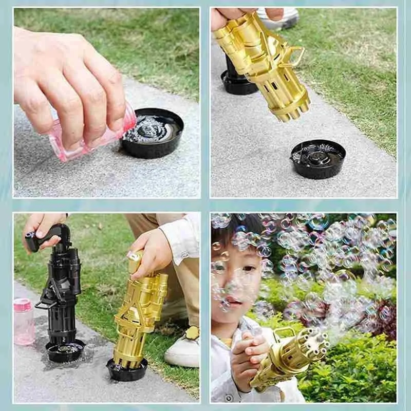 Mini, buborékfújó játék gépfegyver - Bubble Gun - 2023-2024 sláger terméke