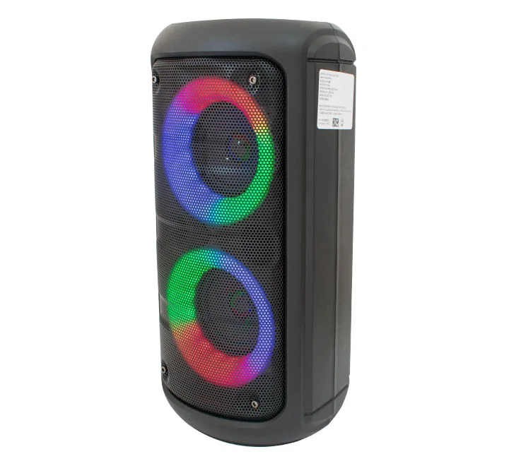 KTS-1296 Bluetooth RGB LED-es akkus hordozható hangszóró