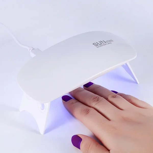 Hordozható SUN MINI 2 UV/LED USB műkörmös lámpa időzítővel, gyors szárítás funkcióval - manikűr szalonminőségben