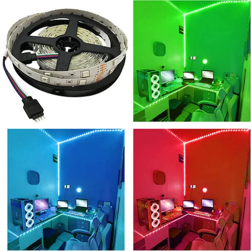 15 méteres Wifi-s RGB LED szalag szett - telefonnal illetve távirányítóval is vezérelhető