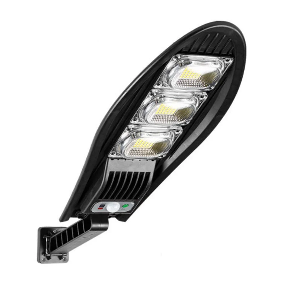Napelemes utcai LED reflektor mozgásérzékelővel és távirányítóval