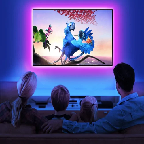 Univerzális USB LED szalag, TV háttérvilágítás, távirányítóval