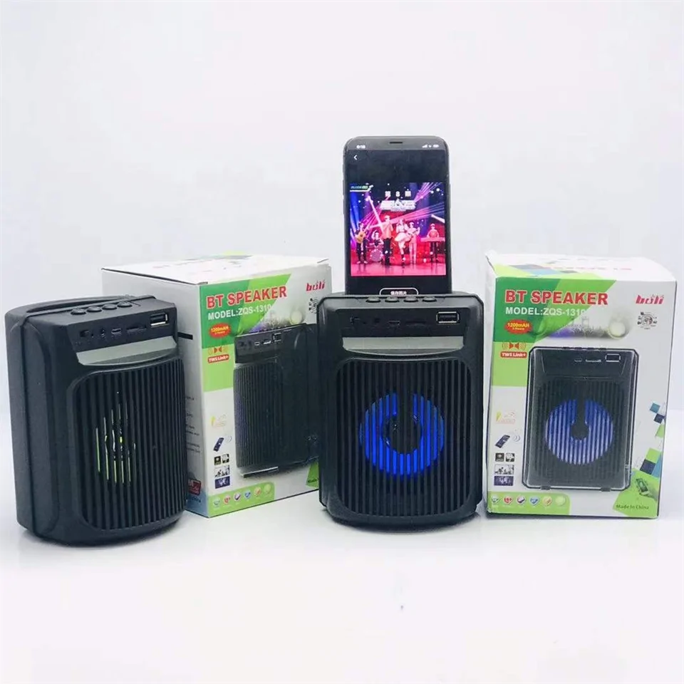 ZQS-1310 telefontartós, LED-es Bluetooth hangszóró