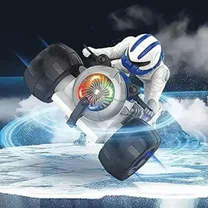 Zenélő és világító cross motoros kaszkadőr figura