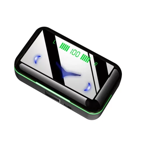 E10 MiPods - Vezeték nélküli bluetooth fülhallgató - 2000 mAh-s töltővel