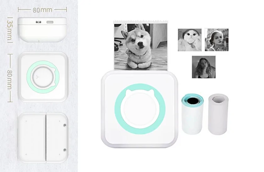 Mini hordozható okos nyomtató, kézi nyomtató - Thermo miniprint