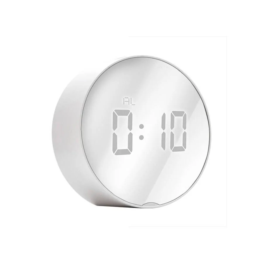 Digitális LED tükör kijelzős asztali ébresztőóra, hőmérő DT-6505