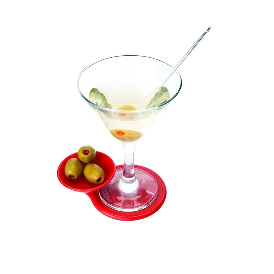 4 darabos 2in1 party poháralátét és nasi tartó szett