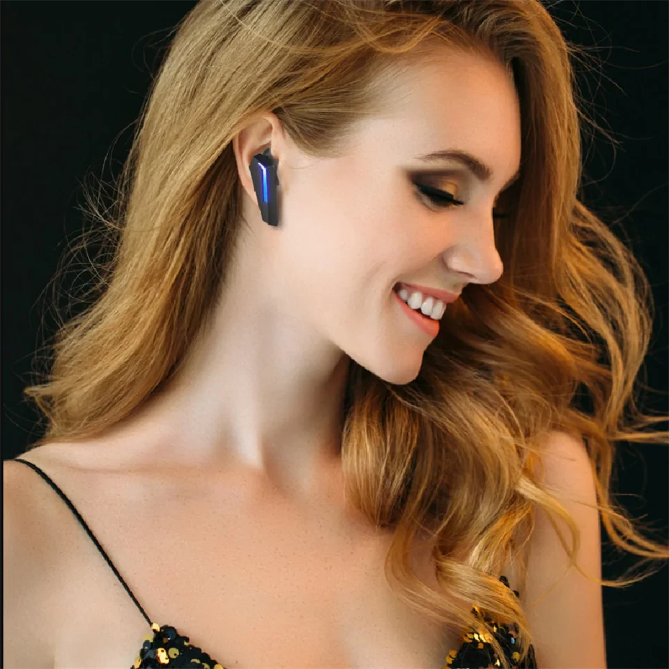 TWS-M10 Bluetooth-os fülhallgató V5.2, 40Ms , fekete