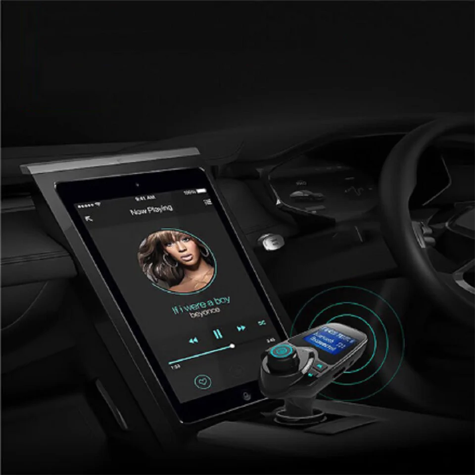 T11 szivargyújtós bluetooth FM Transmitter, MP3 lejátszó