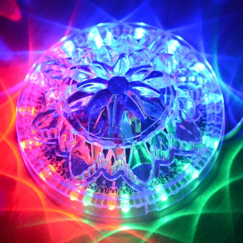 Virág alakú LED diszkólámpa - 3,5W