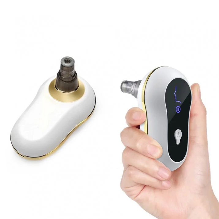 Mini mitesszer eltávolító készülék - vákuumos pórustisztító 5 cserélhető fejjel - 1,6 W