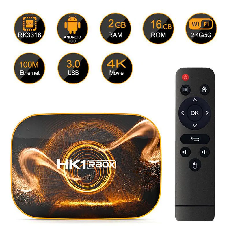 HK1 RBox Smart TV adapter - TV okosító - Android 10