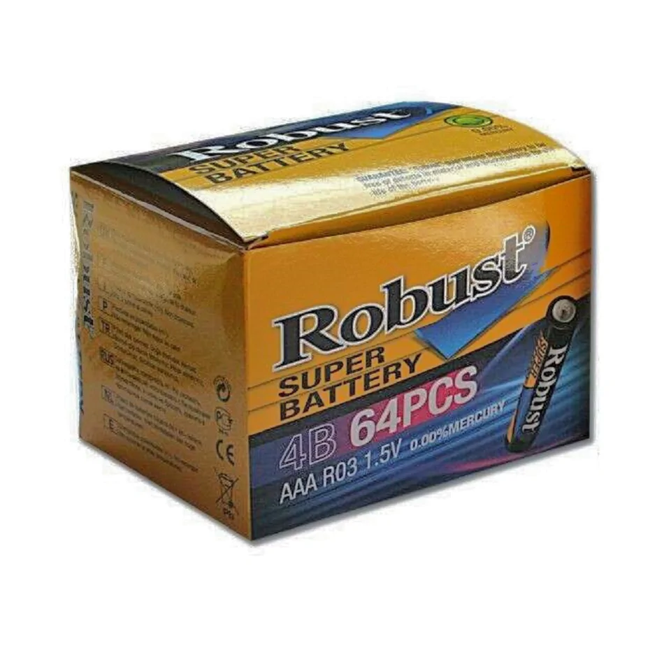 Robust 64 darabos prémium AA elem csomag - hatalmas csomag utánpótlás ceruzaelem