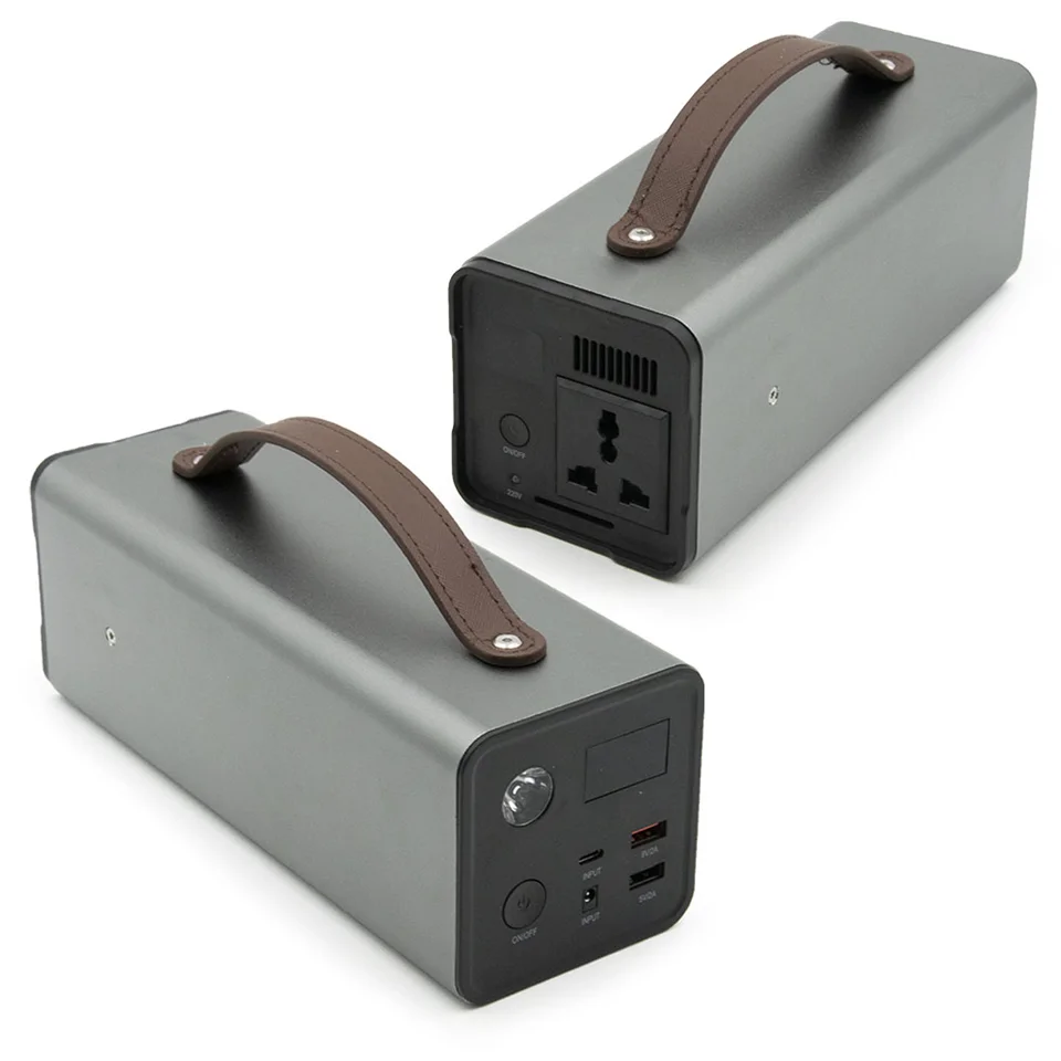 Többfunkciós, hordozható töltőállomás - 68000 mAh PowerStation - 5V / 9V / 220V kimenettel