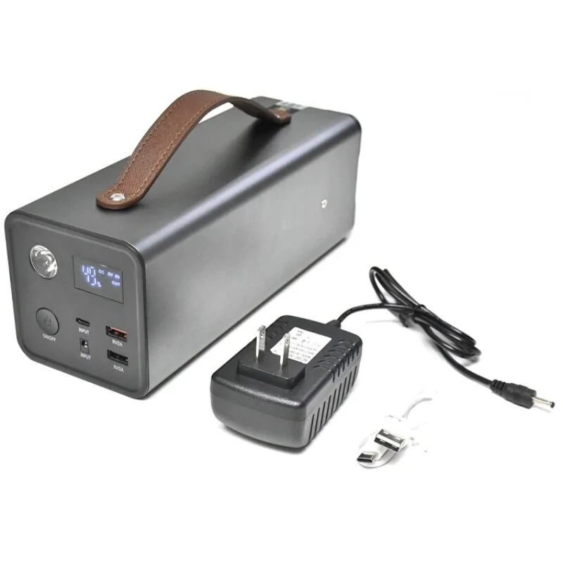 Többfunkciós, hordozható töltőállomás - 68000 mAh PowerStation - 5V / 9V / 220V kimenettel