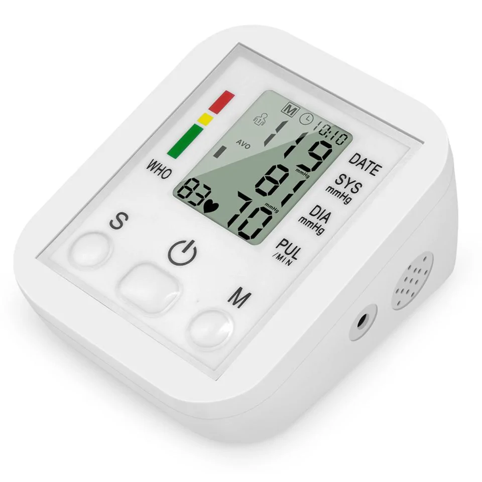 Könnyen kezelhető, LCD kijelzős vérnyomásmérő karra - 22-32 cm-ig állítható mandzsettával(BBL)(BBM)