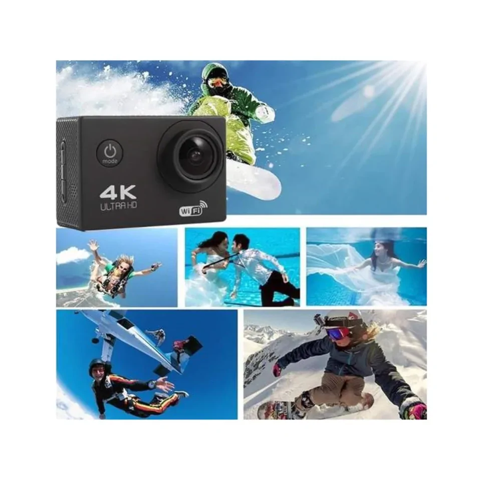 4K vízálló akciókamera szett