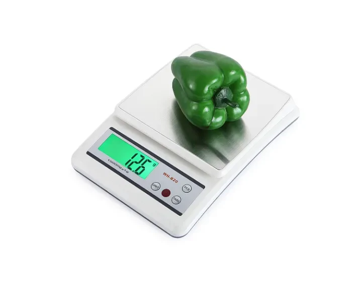 WH-B20 vízálló konyhai mérleg - digitális asztali mérleg 3 kg-ig